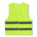 High Quality Security Safety Zip Vest Reflective Fluorescent Vest